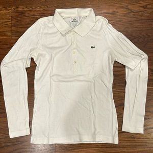 Lacoste Long Sleeve Polo Shirt Size 38
